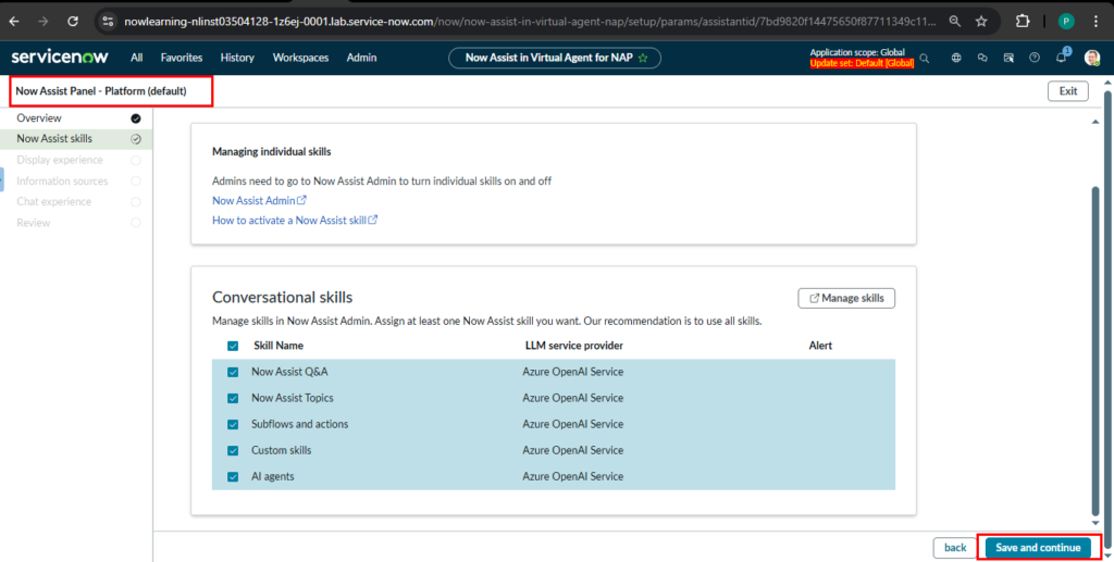Enable Now Assist In ServiceNow