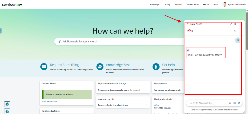 Enable Now Assist In ServiceNow
