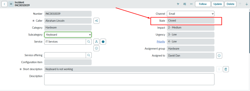 Incident Management In ServiceNow