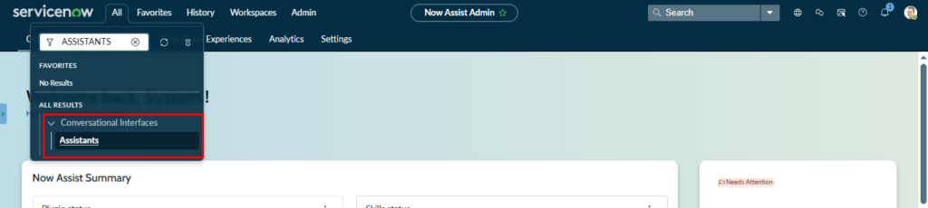 Enable Now Assist In ServiceNow