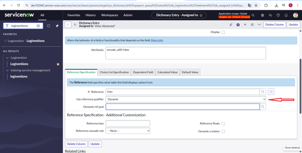 Reference Qualifier In ServiceNow