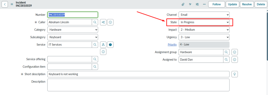 Incident Management In ServiceNow