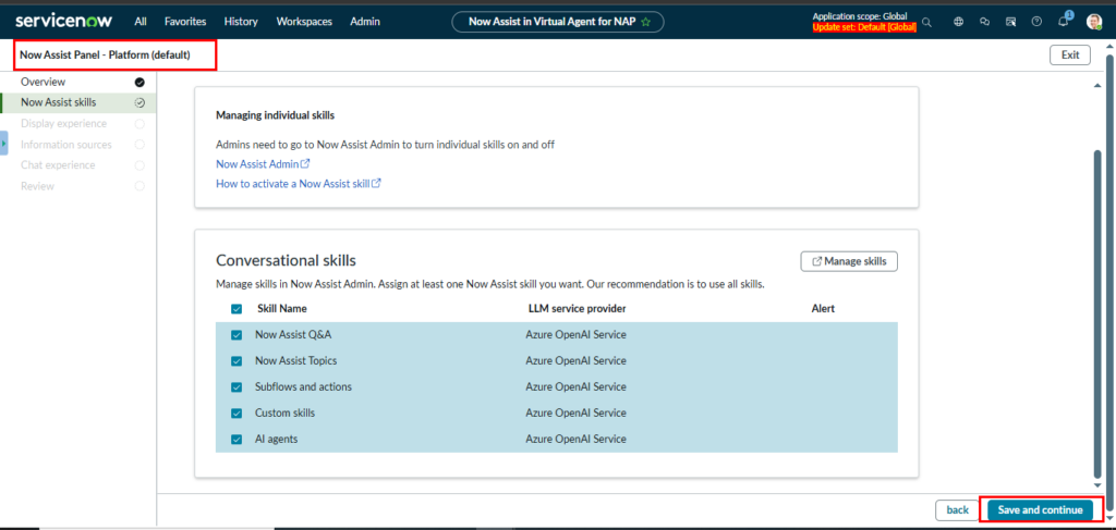 Enable Now Assist In ServiceNow