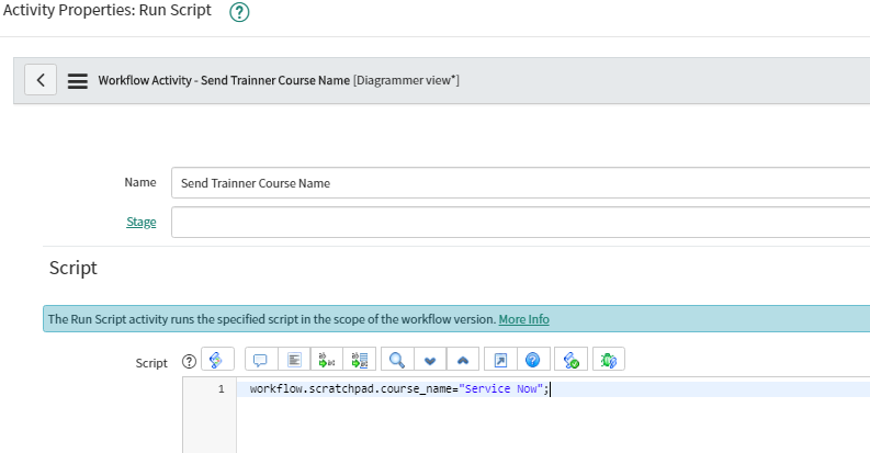Workflow in ServiceNow