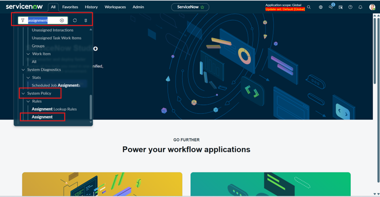 servicenow assignment rule