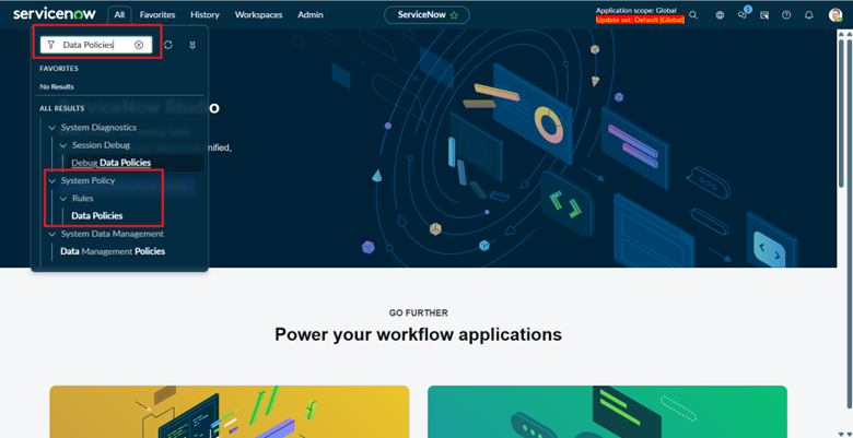 Data policy in ServiceNow