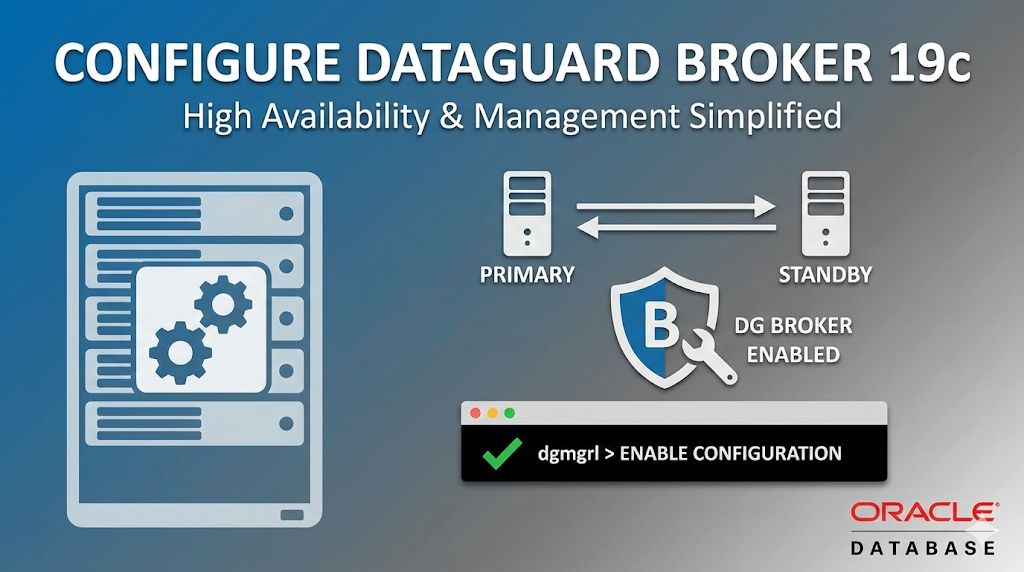 Configure DataGuard broker  19c  